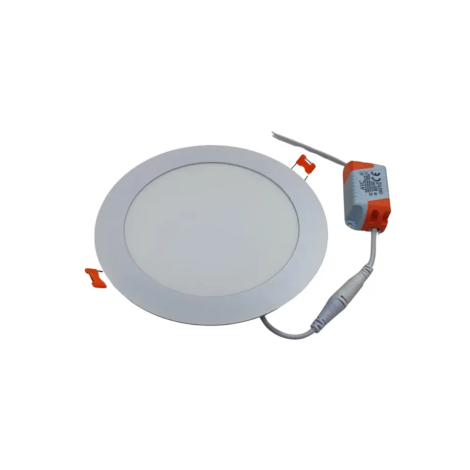 Plafón LED redondo embutido 12W 6500k 2