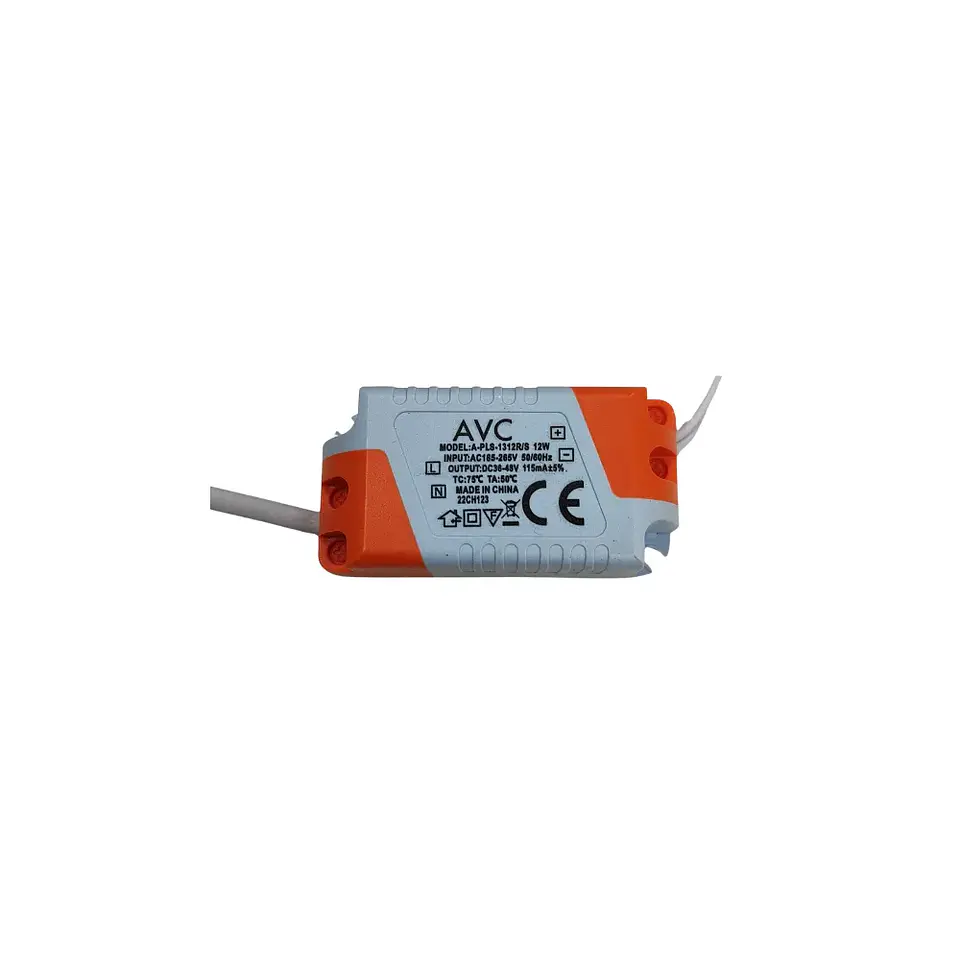 Plafón LED redondo embutido 12W 6500k 3