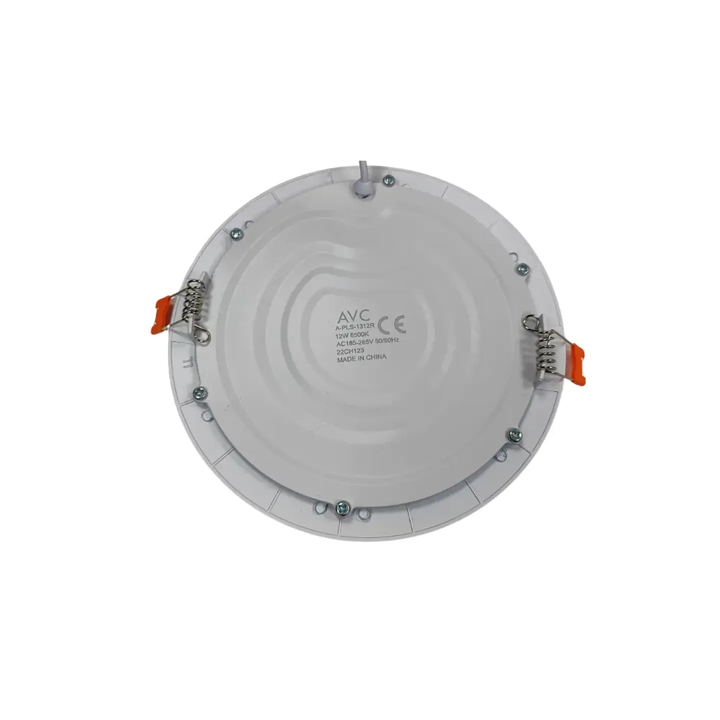 Plafón LED redondo embutido 12W 6500k 4