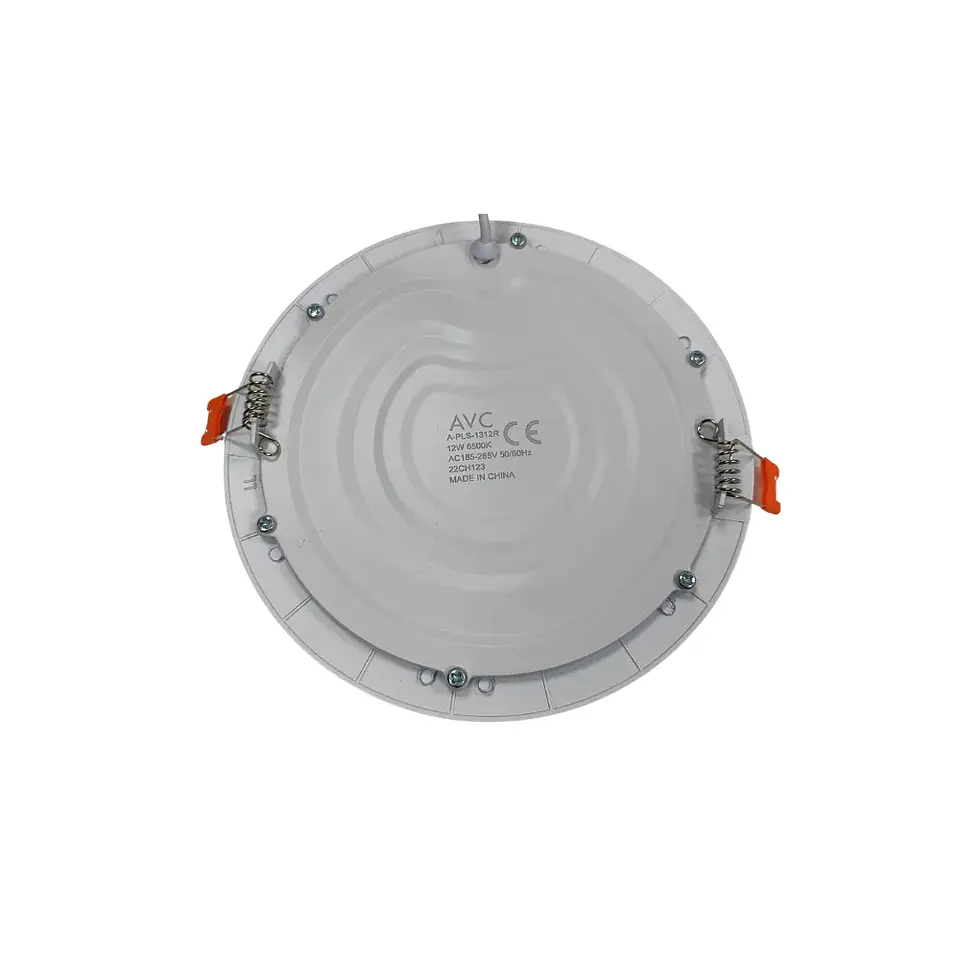 Plafón LED redondo embutido 12W 6500k 4