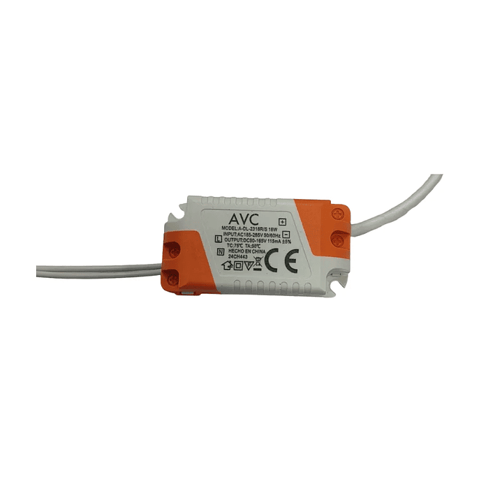 Plafón LED redondo sobrepuesto 18W 6500k 3