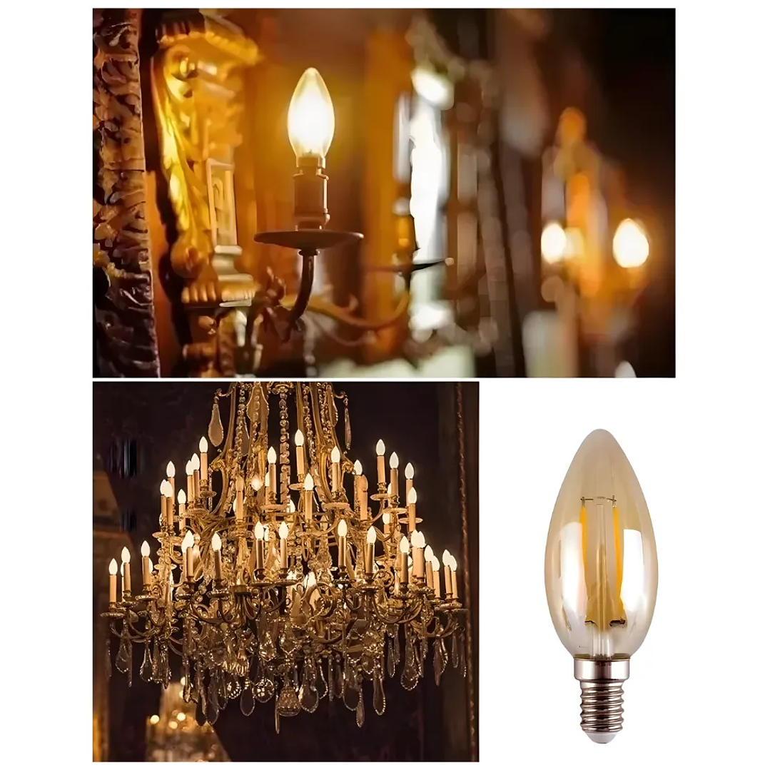 Ampolleta Led Vela Filamento 4W 3