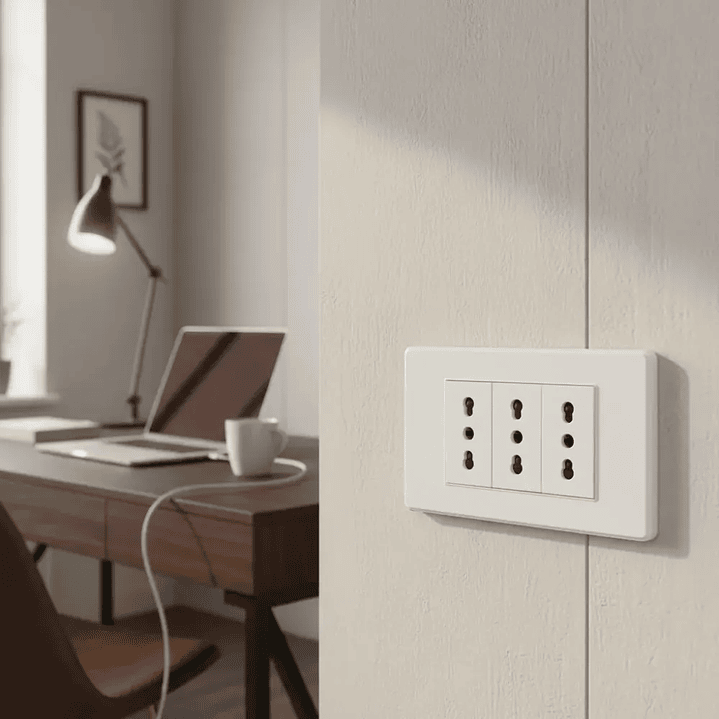 Tomacorriente Hembra Triple 16A / 250v  2