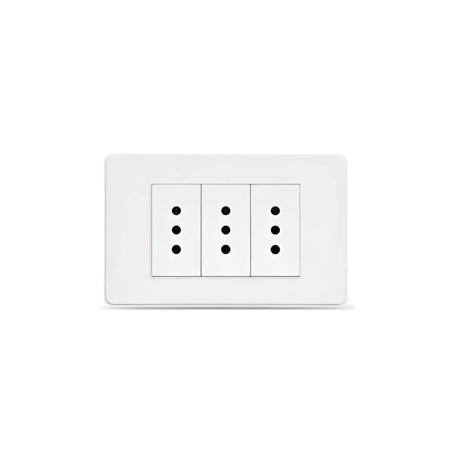 Tomacorriente triple 10A / 250V  1