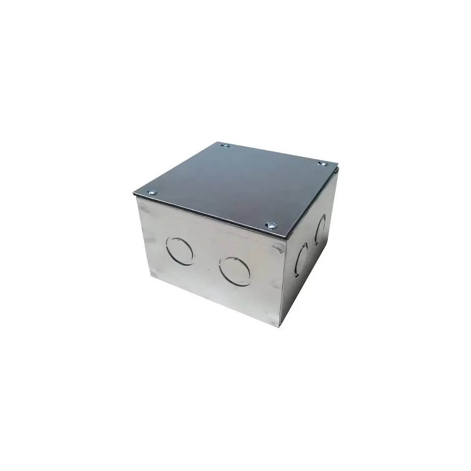 Caja Galvanizada de metal 100x100x65MM 1