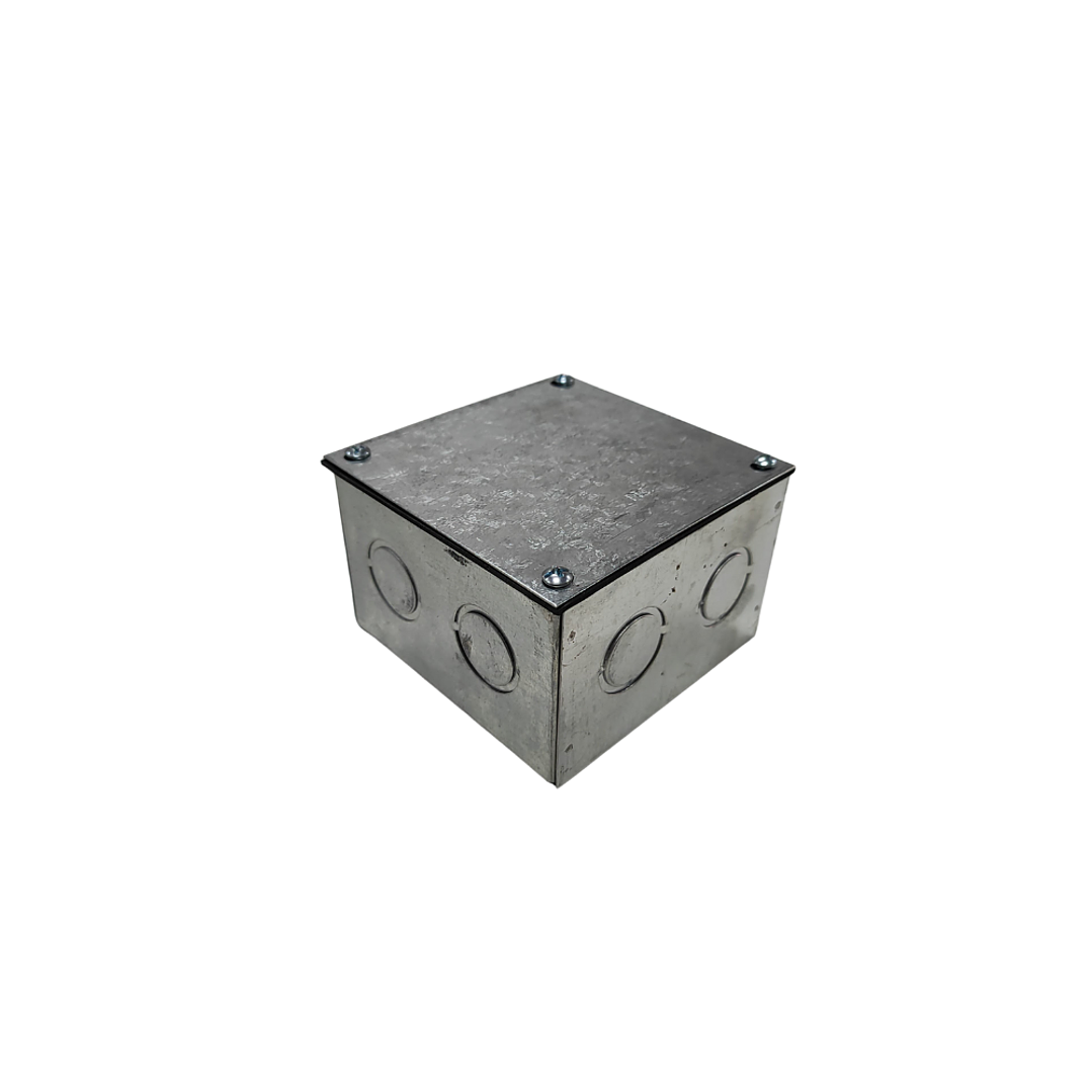 Caja Galvanizada de metal 100x100x65MM 2