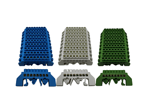 Barra 8 polos Riel Din