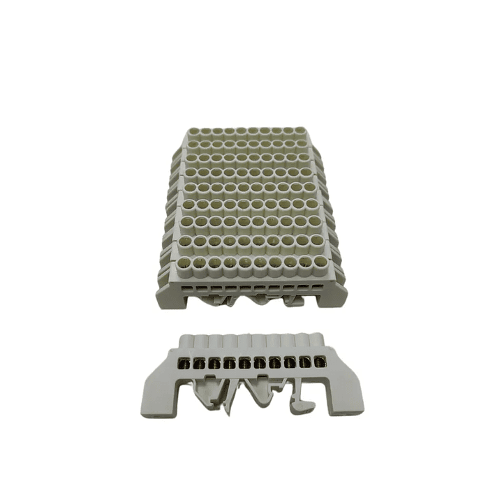 Barra 10 polos Riel Din 3