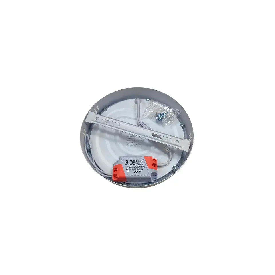 Plafón LED redondo sobrepuesto 12W 6500k 4
