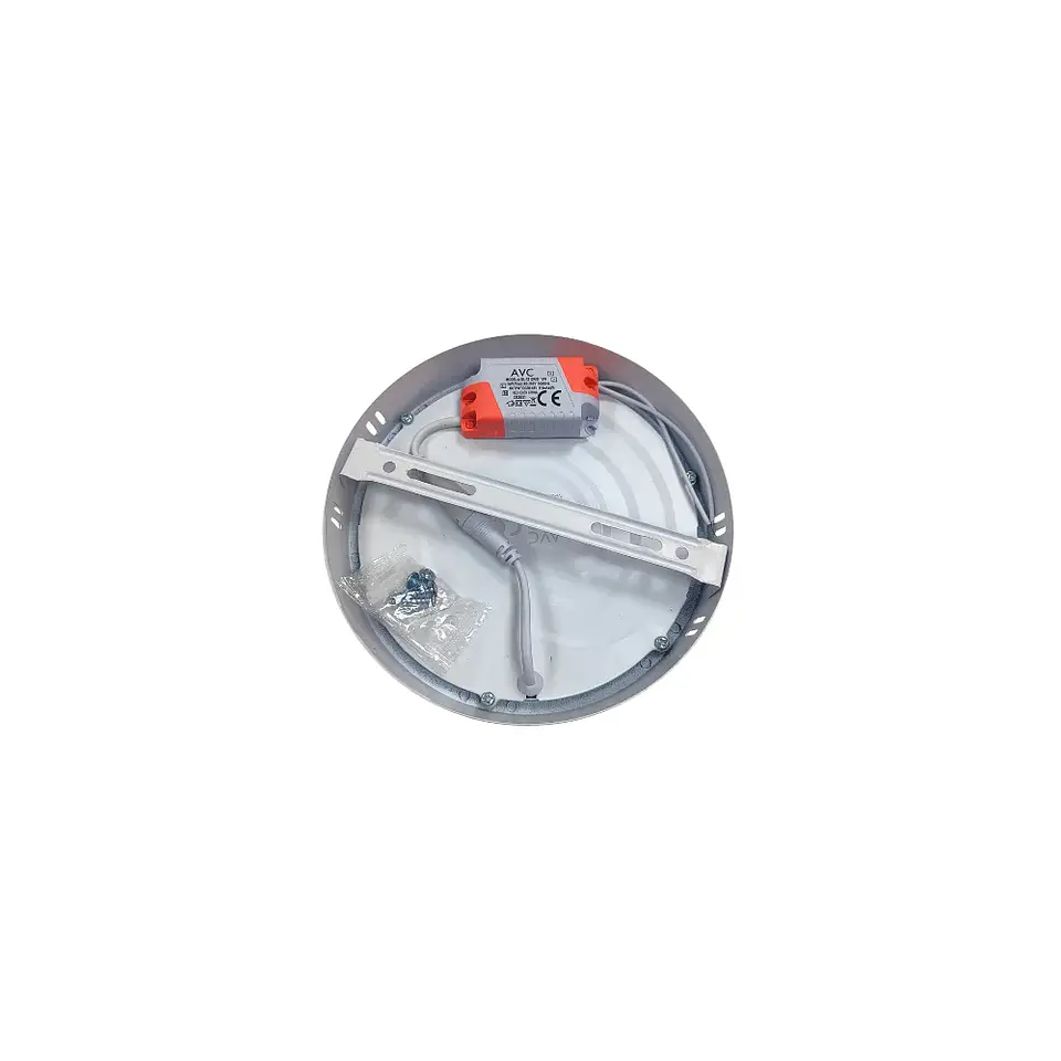 Plafón LED redondo sobrepuesto 12W 6500k 5