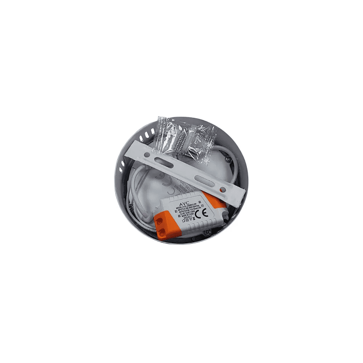 Plafón LED redondo sobrepuesto 6W 6500k 5