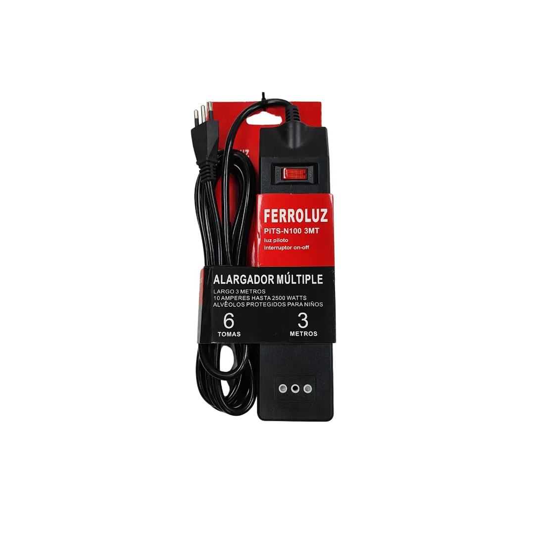 Alargador 6Tomas 3 Metros 1