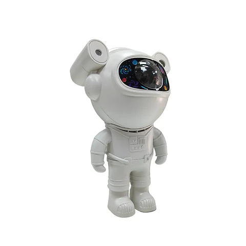 Astronauta proyector de galaxias con parlante