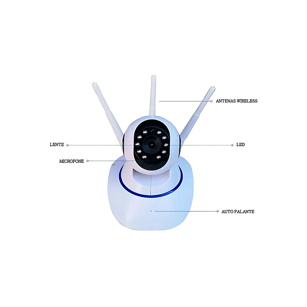 Cámara IP Robótica WiFi Full HD 1080P con App V380 2