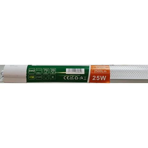 Tubo LED Catedral 25W 1.2MTS 6500W 