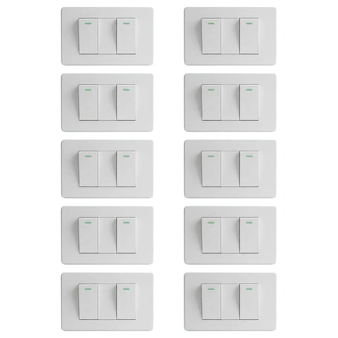 Interruptor Doble (Pack x 10) 