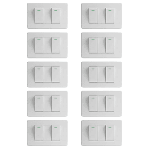 Interruptor Doble (Pack x 10) 