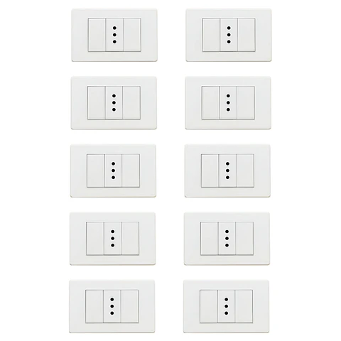 Tomacorriente Simple 10A (Pack 10)