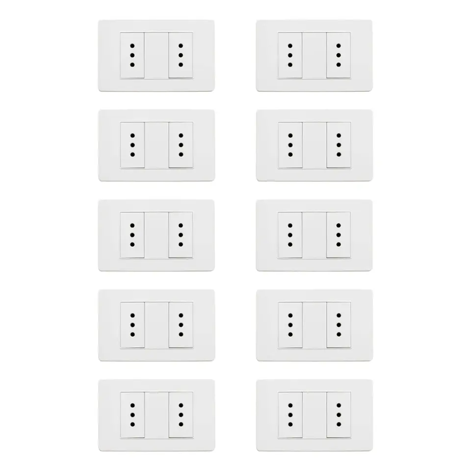 Tomacorriente Doble 10A (Pack 10) 1
