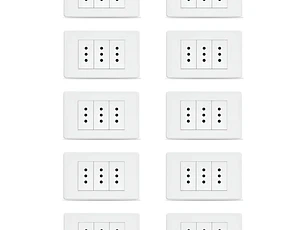 Tomacorriente Triple 10A (Pack 10)