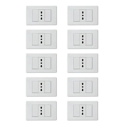 Tomacorriente Simple 16A (Pack 10)