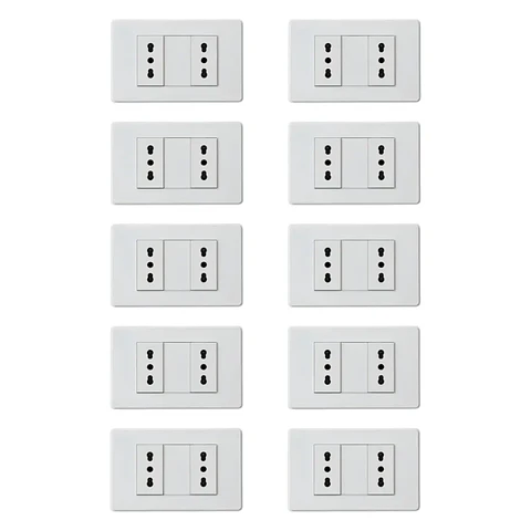 Tomacorriente Doble 16A (Pack 10)