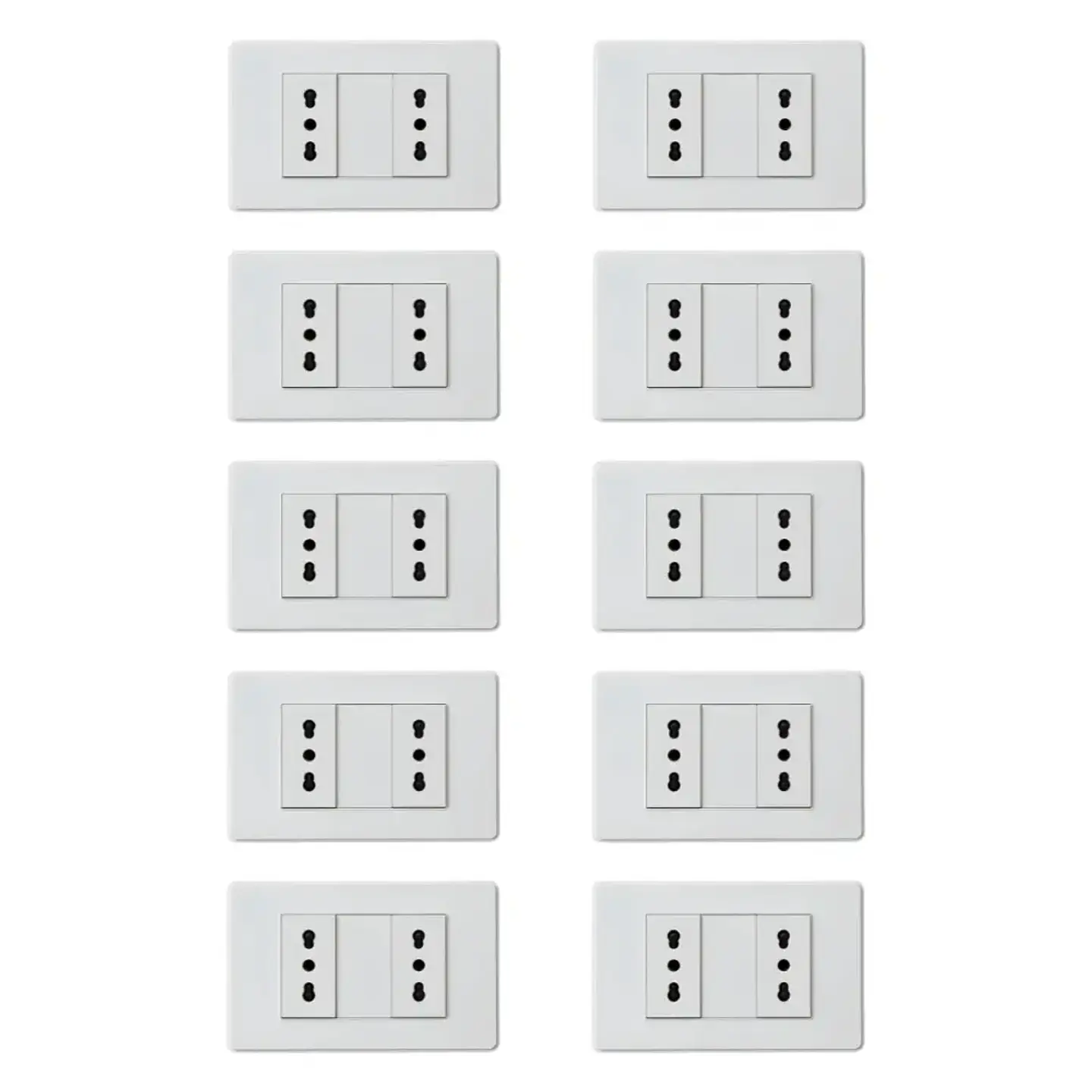 Tomacorriente Doble 16A (Pack 10) 1