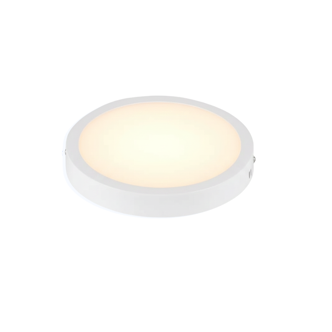 Plafón  LED redondo sobrepuesto 24W 3000k 1