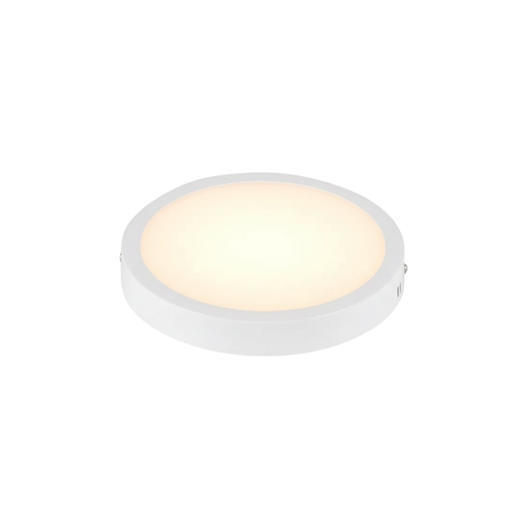 Plafón LED redondo sobrepuesto 18W 3000k 1
