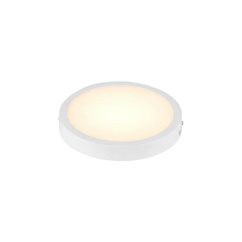 Plafón LED redondo sobrepuesto 12W 3000k