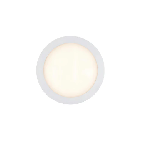 Plafón LED redondo embutido 18W 3000k