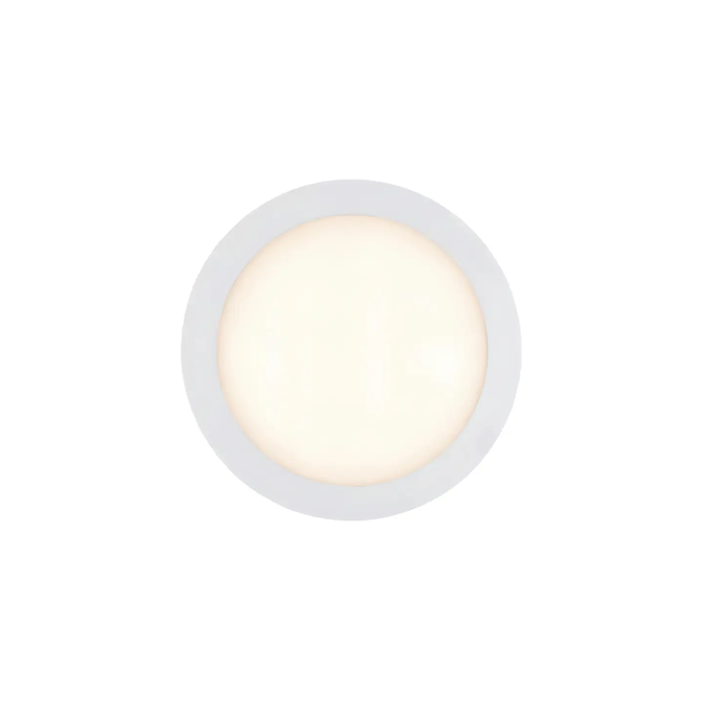 Plafón LED redondo embutido 18W 3000k 1