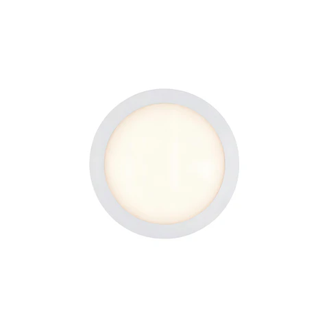 Plafón LED redondo embutido 12W 3000K