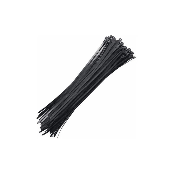 Amarra cable negra 2,5x150mm 1