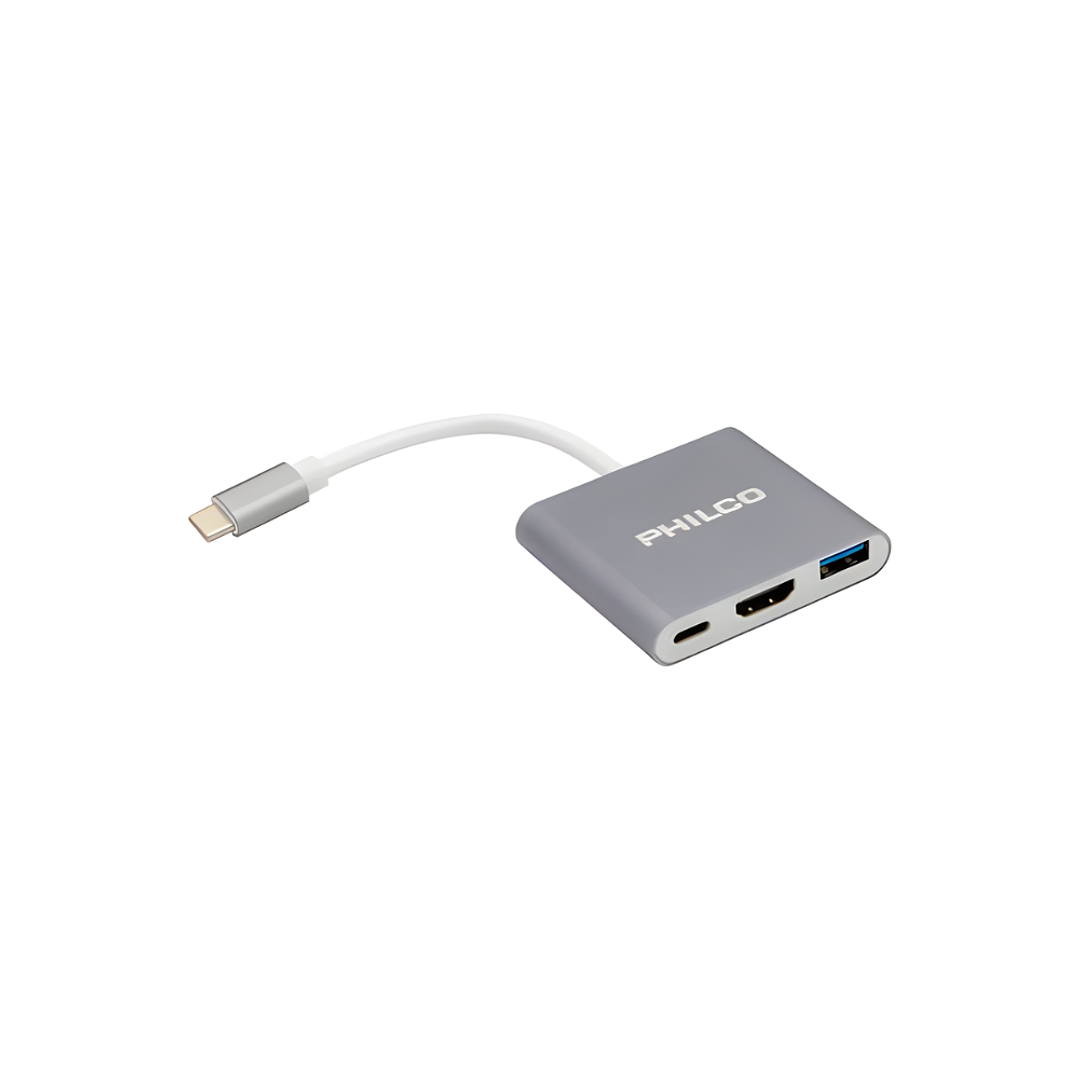 Hub 3 EN 1 TIPO C A HDMI + USB 3.0 1