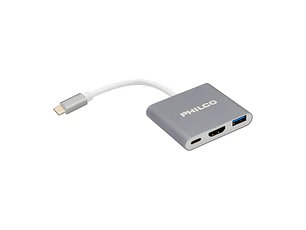Hub 3 EN 1 TIPO C A HDMI + USB 3.0