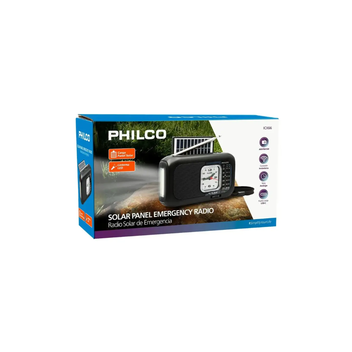 RADIO MULTIBANDA BT SOLAR ICX66  5