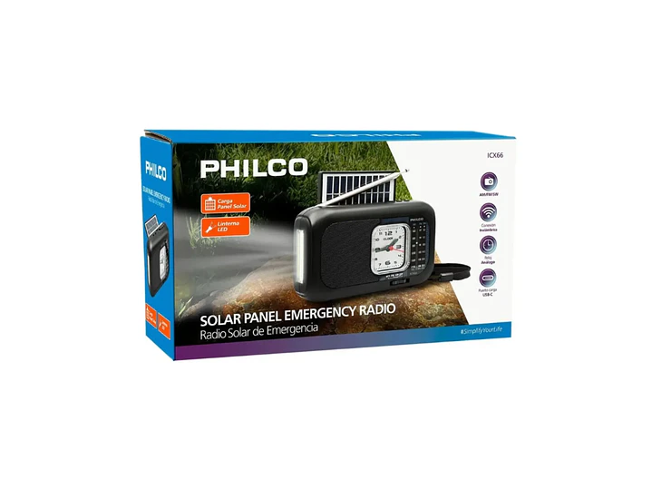 RADIO MULTIBANDA BT SOLAR ICX66  5