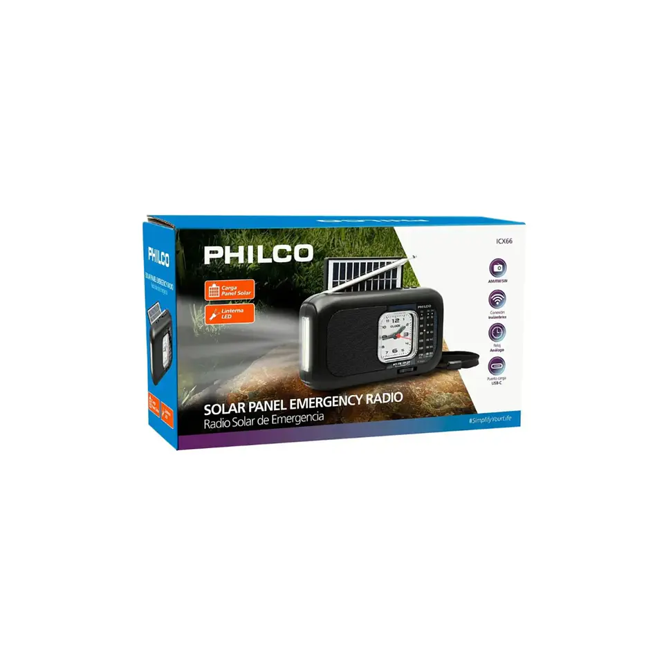 RADIO MULTIBANDA BT SOLAR ICX66  5
