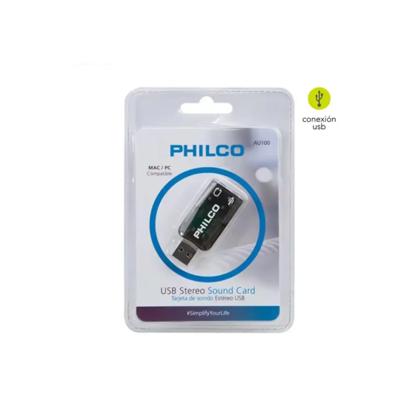 Adaptador de Audio USB a Jack 3.5 3