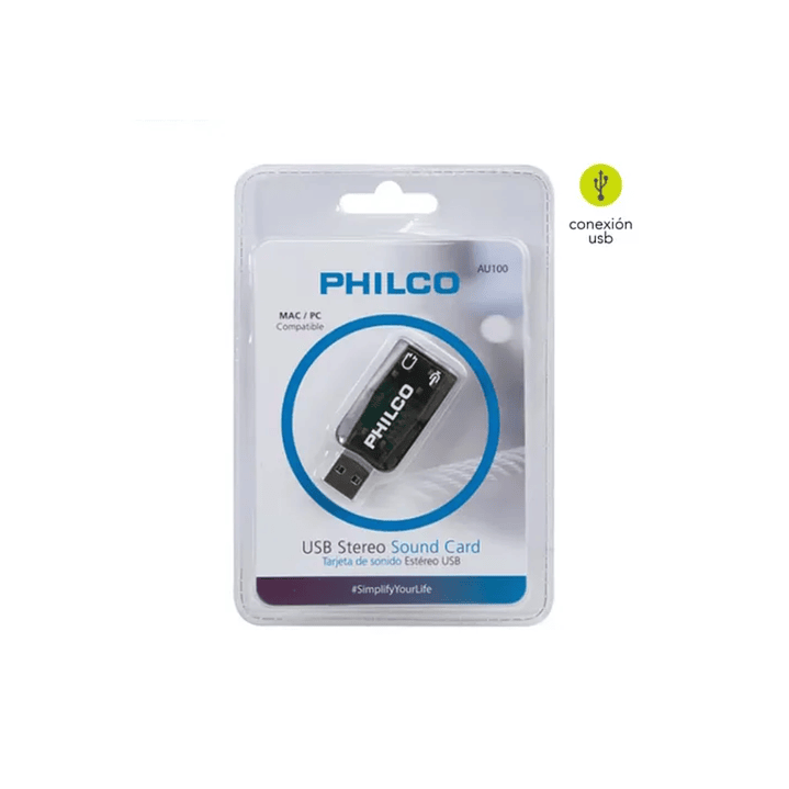 Adaptador de Audio USB a Jack 3.5 3