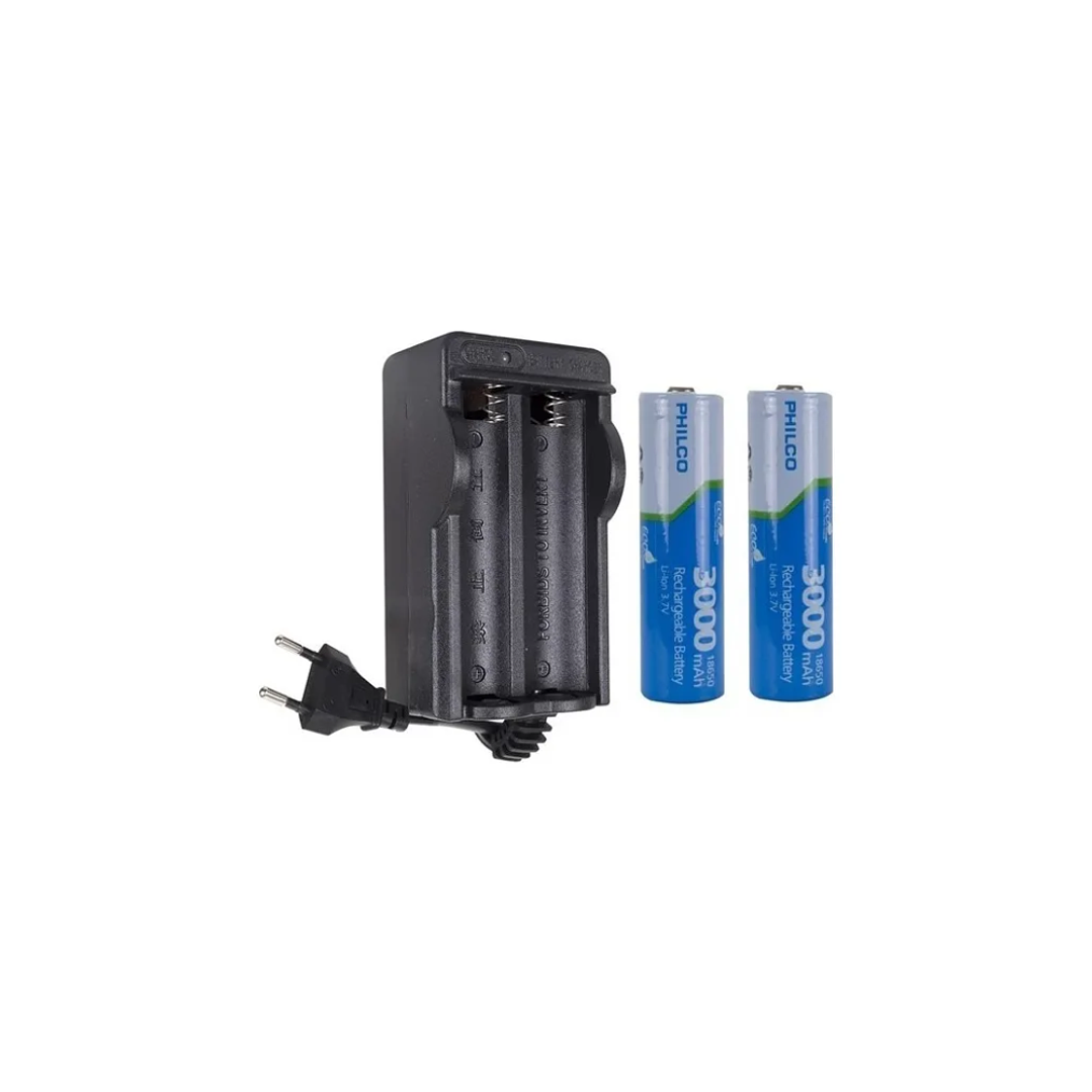 CARGADOR PARA 2 BATERIAS 18650 2