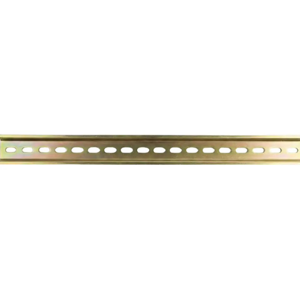 Riel Din Perforado 35x7,5m Tira de 1Metro 2