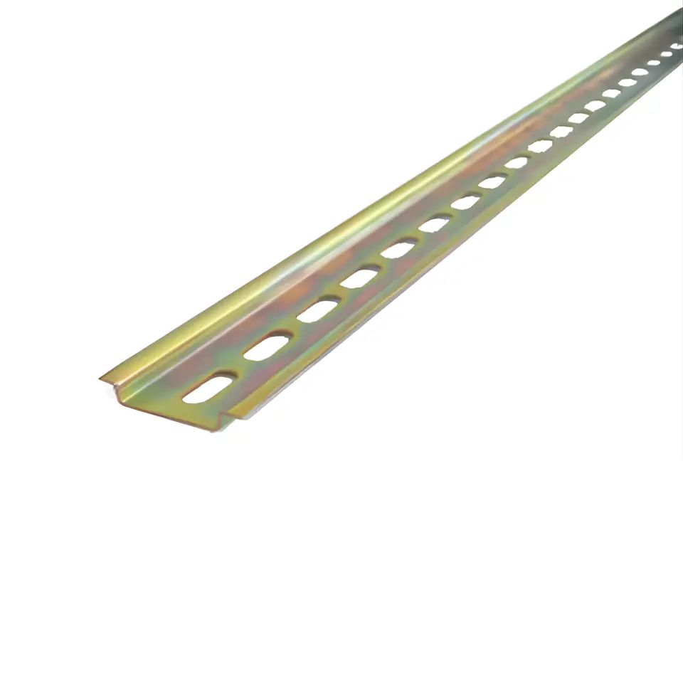 Riel Din Perforado 35x7,5m Tira de 1Metro 1