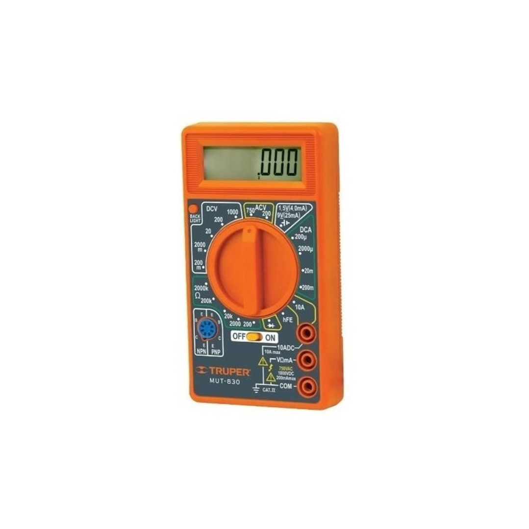 Multimetro Digital Truper Mut-830 4