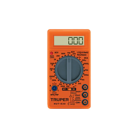 Multimetro Digital Truper Mut-830