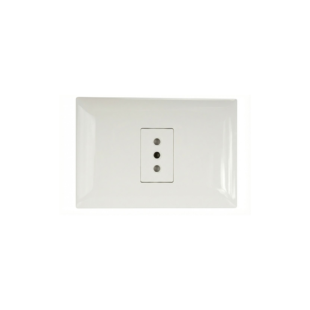 ENCHUFE SIMPLE 10A - PLACA ARMADA 1