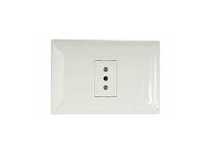 ENCHUFE SIMPLE 10A - PLACA ARMADA