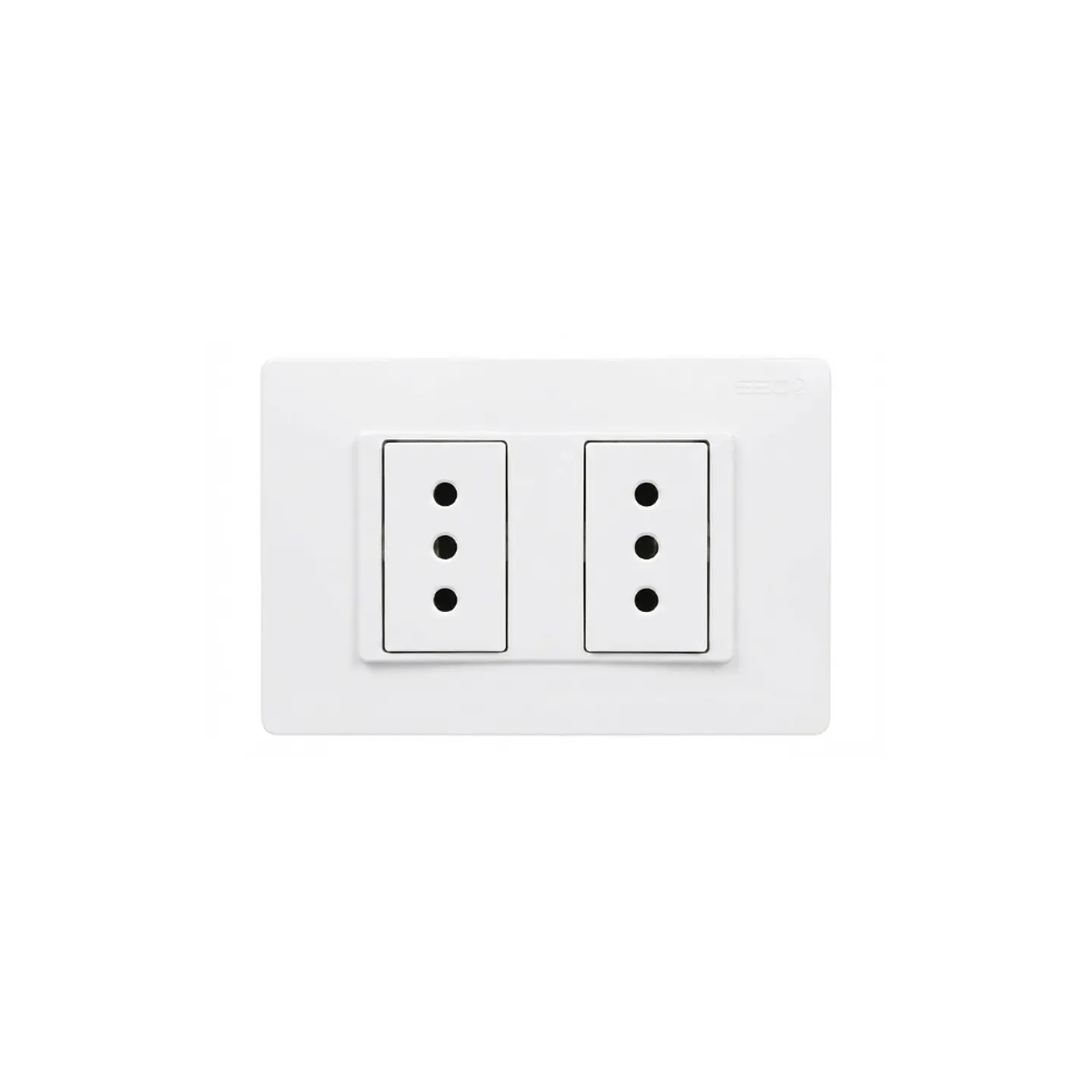 ENCHUFE DOBLE 10A - PLACA ARMADA 1