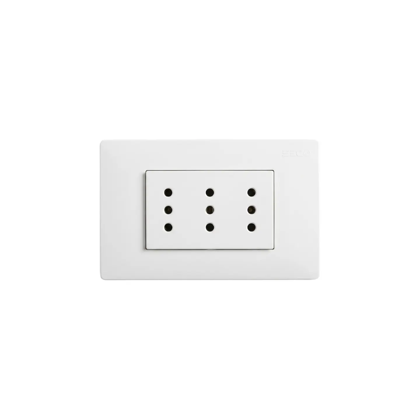 ENCHUFE TRIPLE 10A - PLACA ARMADA 1